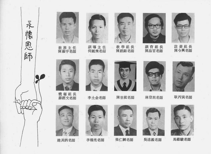 國中第5屆畢業同學錄（民國69年）  照片